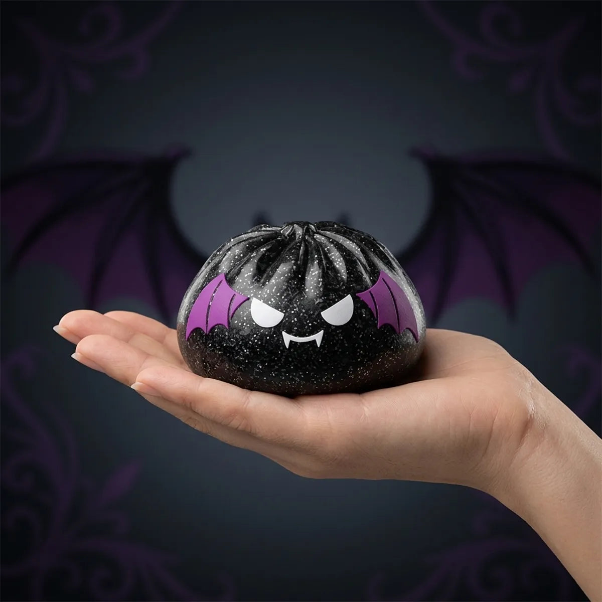 Spooky Bat Halloween Dumpling Squishy – view 3