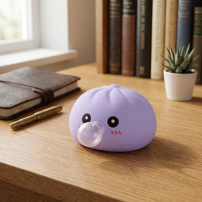 Big Blue Bubble-Blowing Dumpling Squishy – view 7