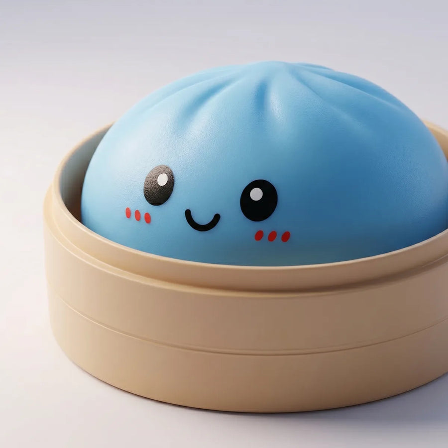 Ocean Blue Dumpling Squishy