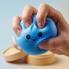 Ocean Blue Dumpling Squishy – view 5