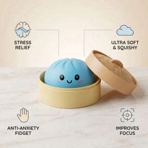 Ocean Blue Dumpling Squishy – view 6