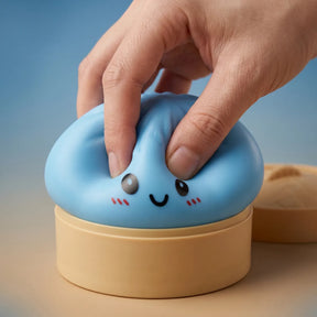 Ocean Blue Dumpling Squishy – view 4