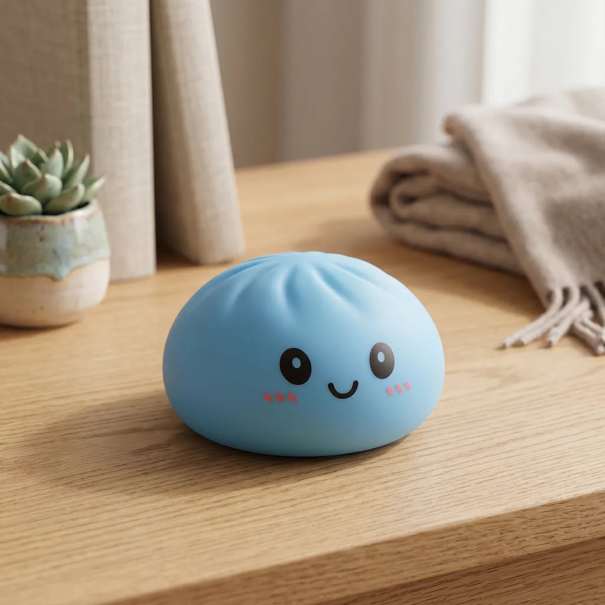 Ocean Blue Dumpling Squishy – view 8