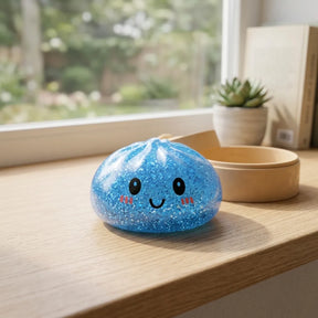 Blue Glitter Dumpling Squishy – view 8