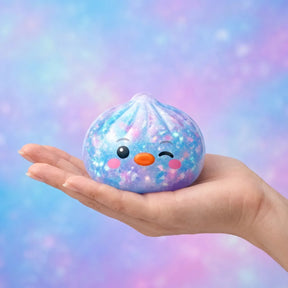 Galaxy Blue Penguin Dumpling Squishy – view 3
