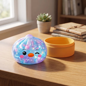 Galaxy Blue Penguin Dumpling Squishy – view 7