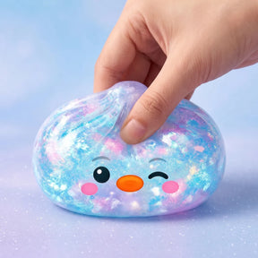Galaxy Blue Penguin Dumpling Squishy – view 5