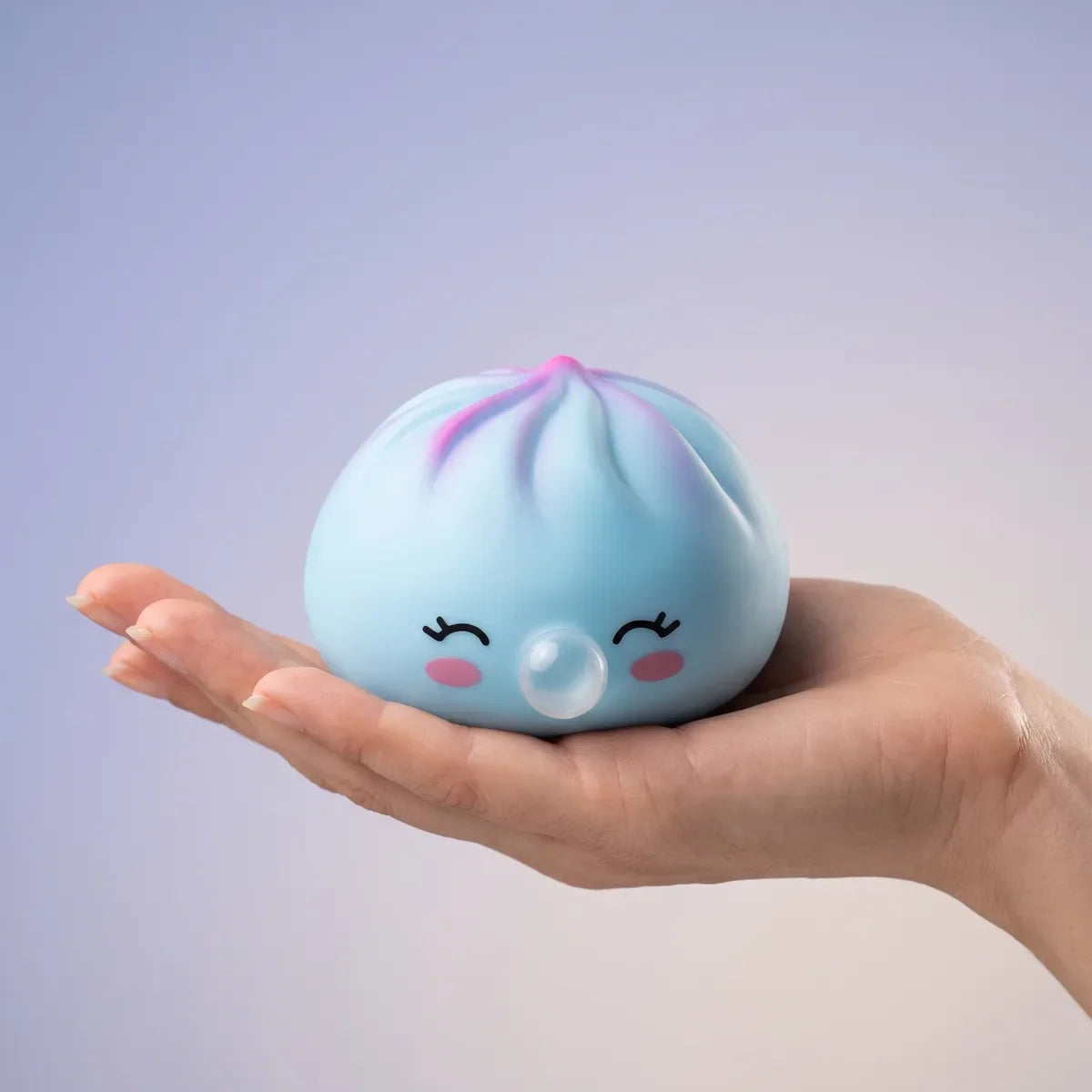 Frost Blue Rare Bubble-Blowing Dumpling Squishy – view 3