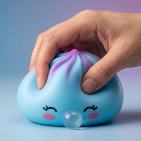 Frost Blue Rare Bubble-Blowing Dumpling Squishy – view 4