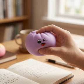 Pillowy Dumpling Squishy Mystery Bun Fidget Toy – view 8