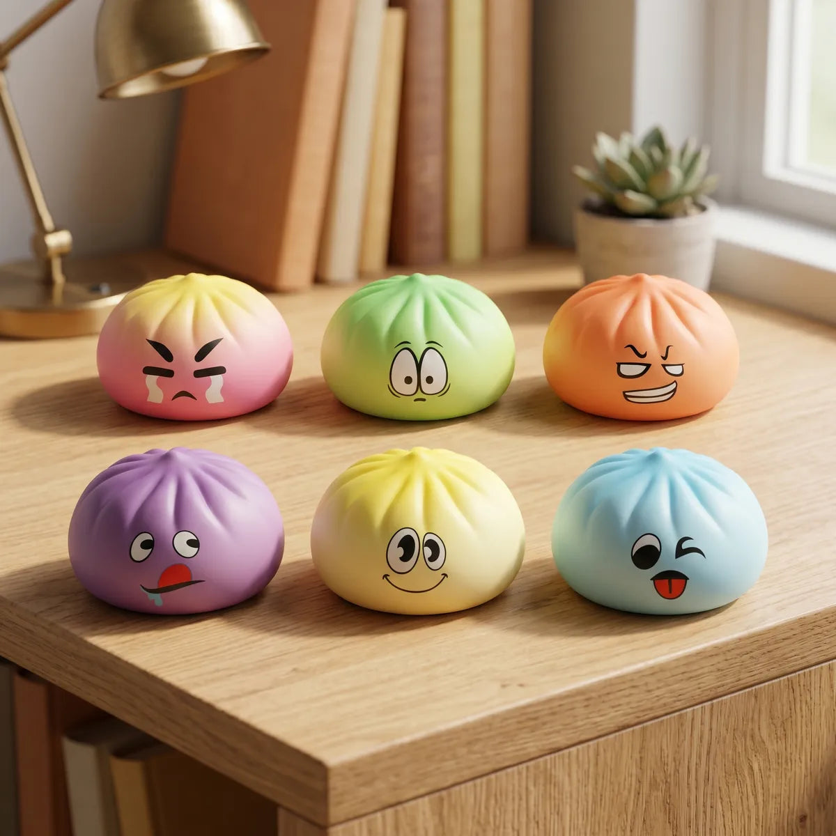Pillowy Dumpling Squishy Mystery Bun Fidget Toy – view 9