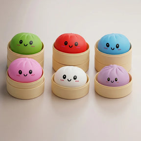 Plain Dumpling Squishy Set 6 Pieces – view 2