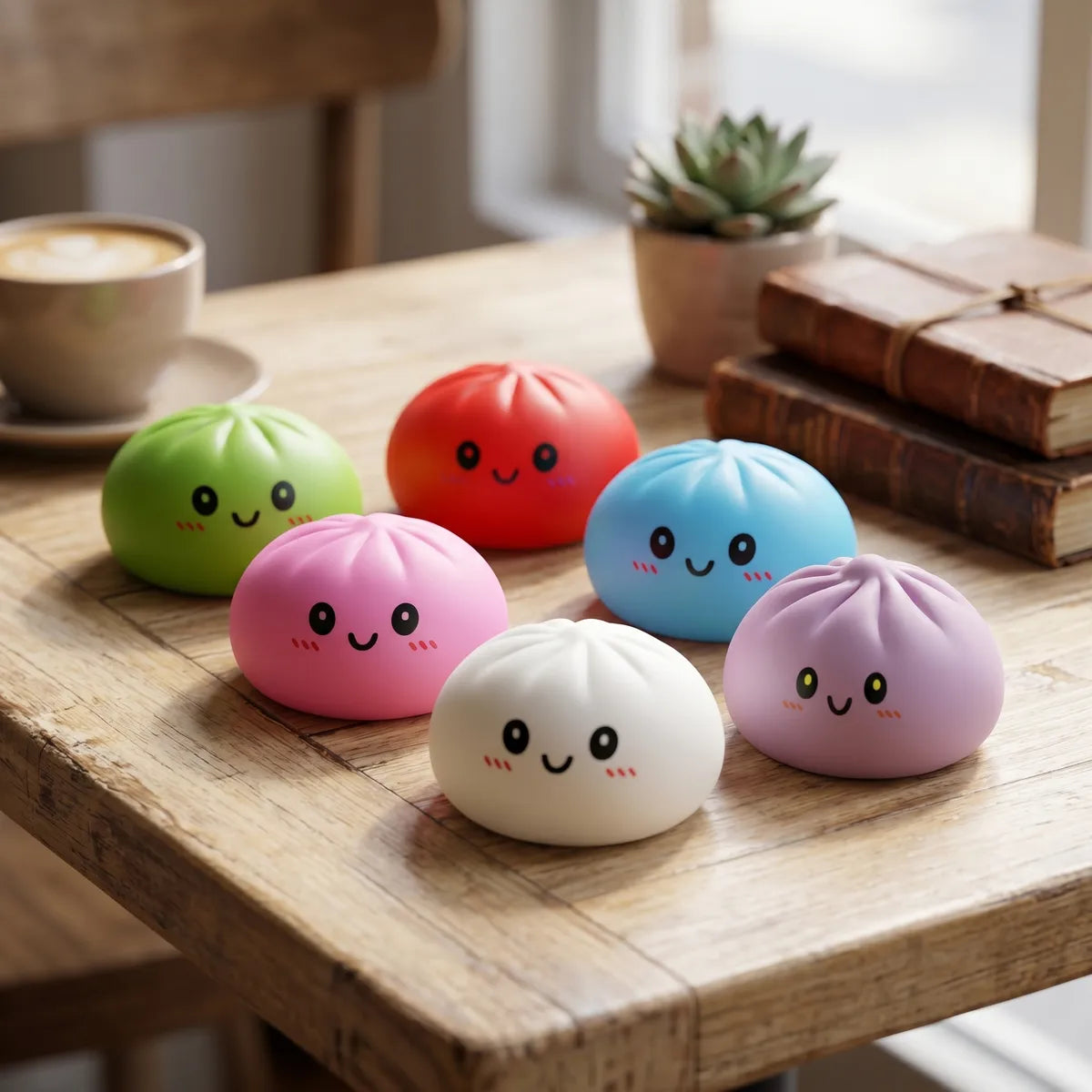 Plain Dumpling Squishy Set 6 Pieces – view 8