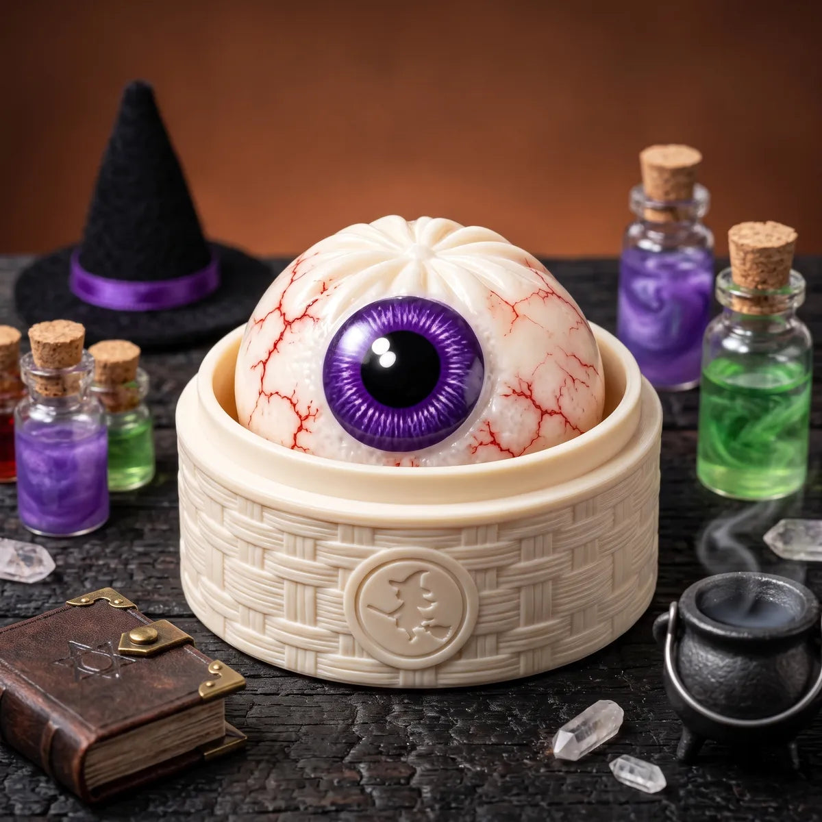 Creepy Eyeball Halloween Dumpling Squishy – view 2