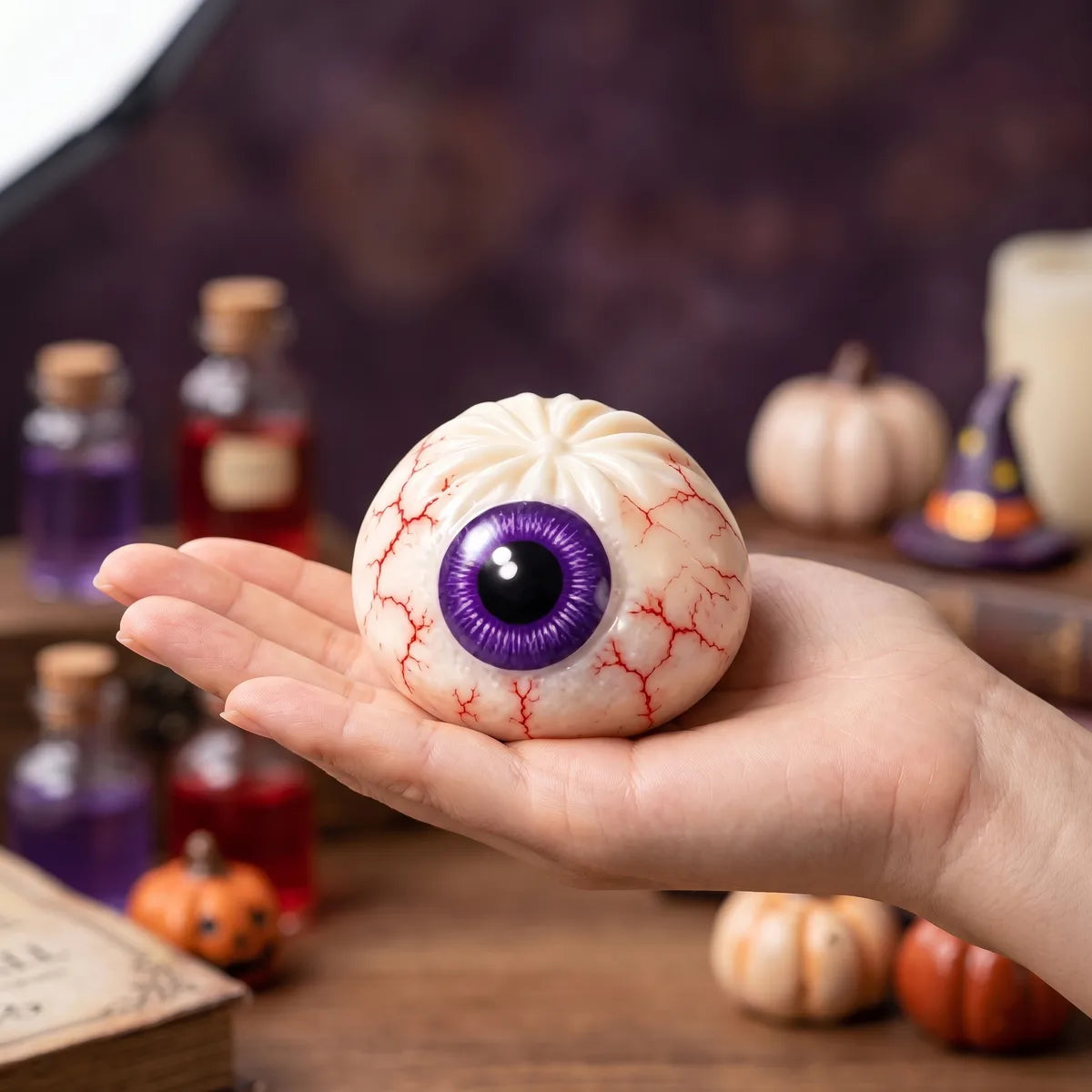 Creepy Eyeball Halloween Dumpling Squishy – view 3