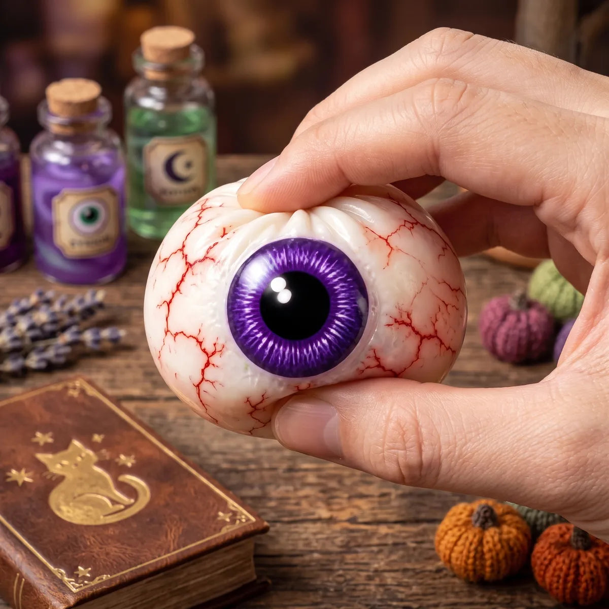 Creepy Eyeball Halloween Dumpling Squishy – view 4