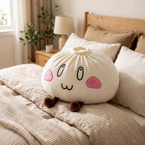 Giant Funny Happy Dumpling Squishy Plush – view 3