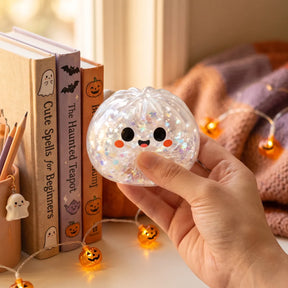 Glitter Ghost Halloween Dumpling Squishy – view 6