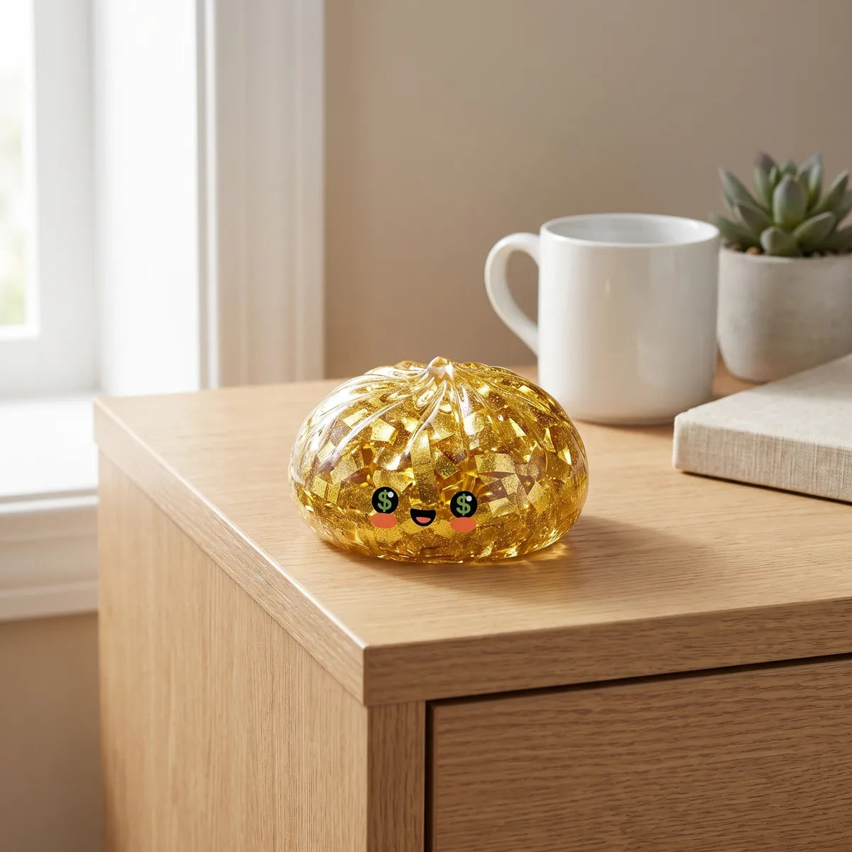 Ultra Rare Lucky Gold Dumpling Squishy – view 8