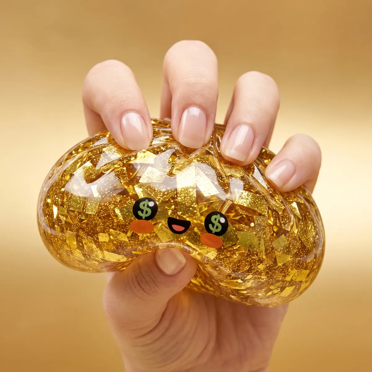 Ultra Rare Lucky Gold Dumpling Squishy – view 4