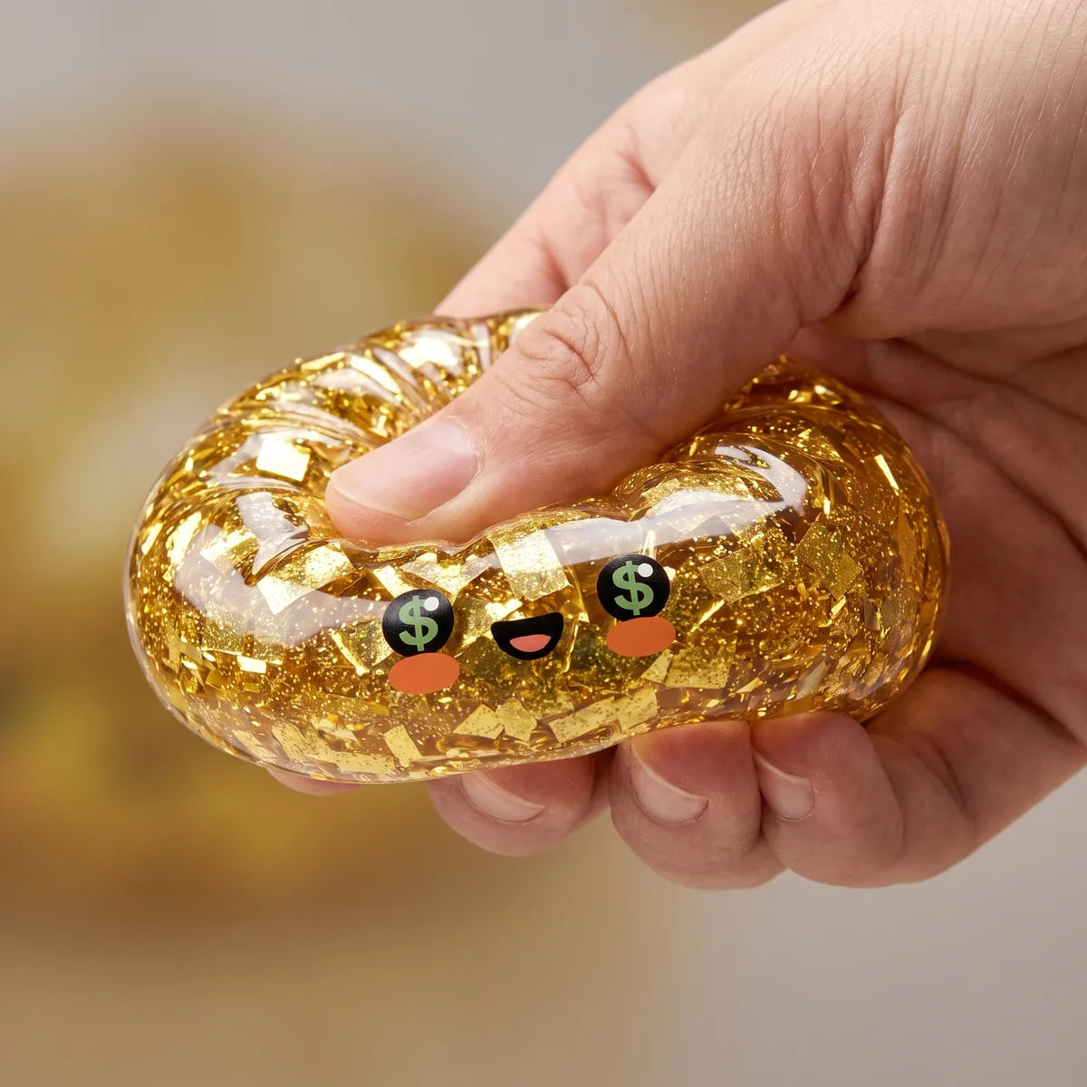 Ultra Rare Lucky Gold Dumpling Squishy – view 5
