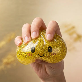 Luxe Gold Glitter Dumpling Squishy – view 4