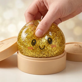 Luxe Gold Glitter Dumpling Squishy – view 5