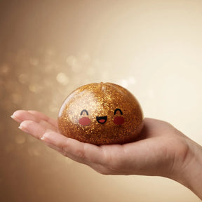 Treasure Gold Unique Glitter Dumpling Squishy – view 3