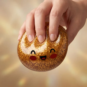 Treasure Gold Unique Glitter Dumpling Squishy – view 5