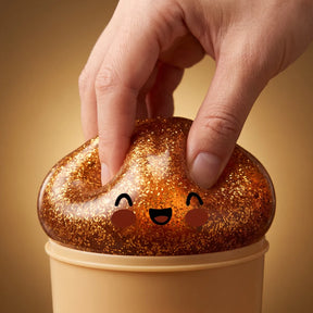 Treasure Gold Unique Glitter Dumpling Squishy – view 4