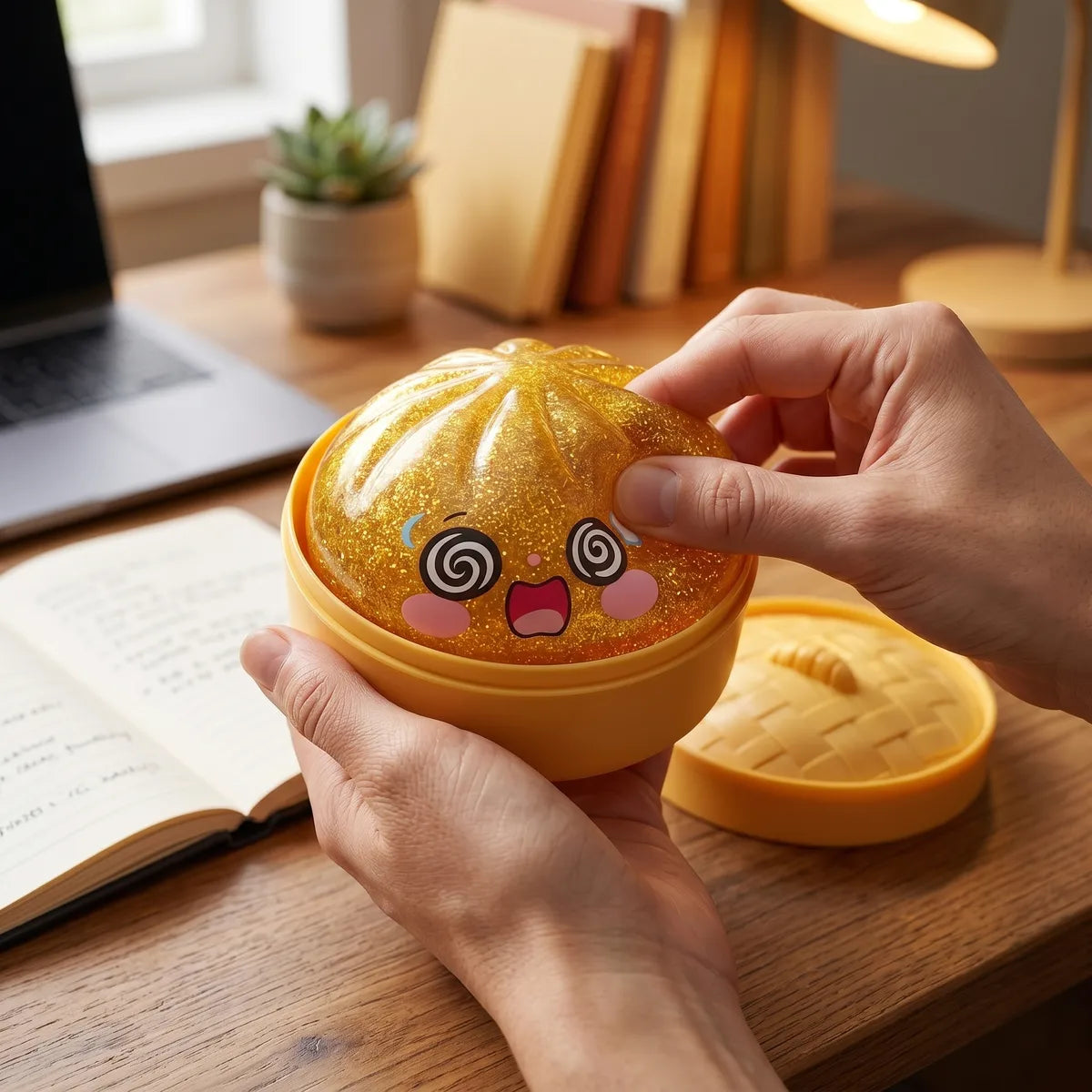 Lucky Golden Dumpling Squishy – view 7