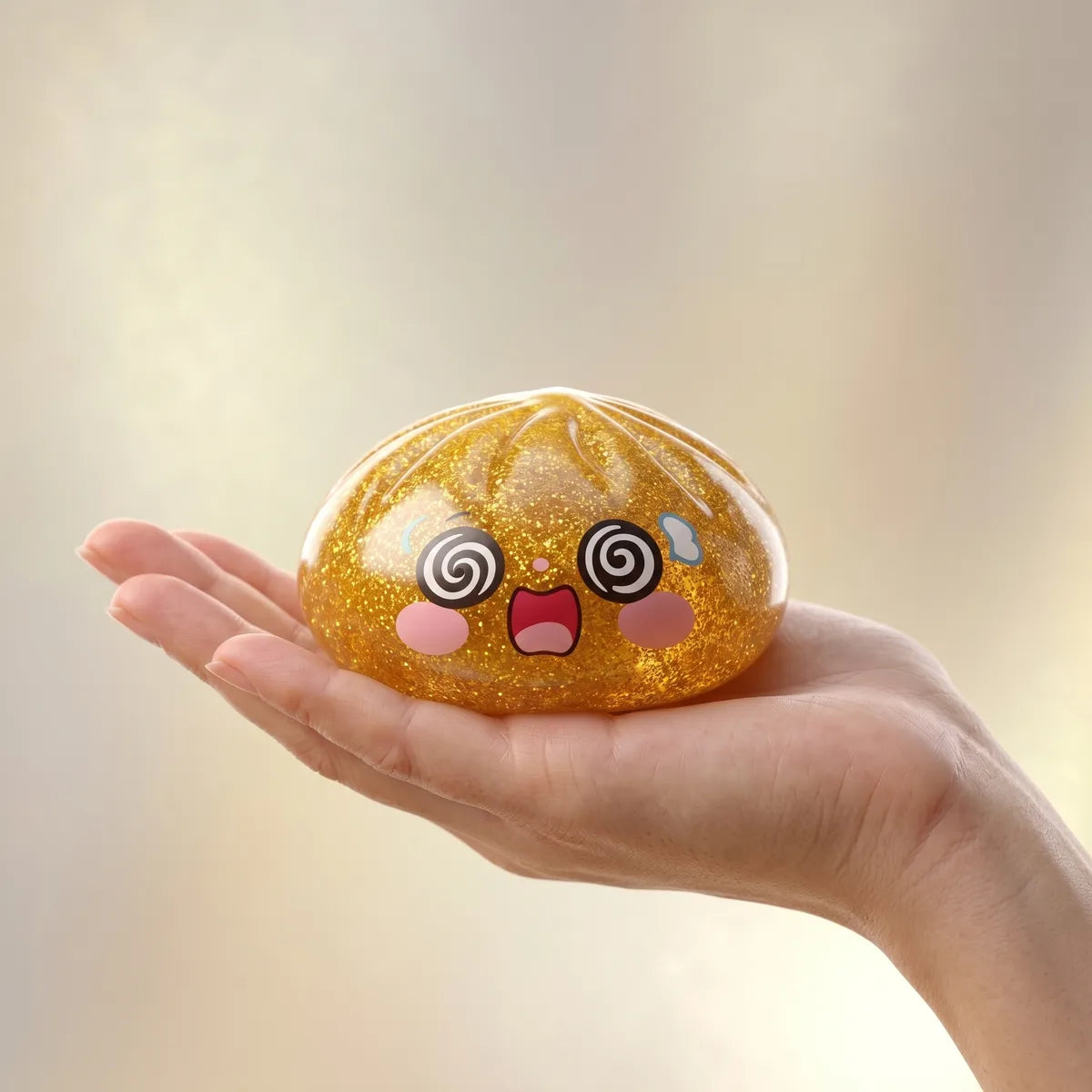 Lucky Golden Dumpling Squishy – view 3