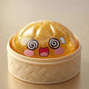 Lucky Golden Dumpling Squishy – view 2