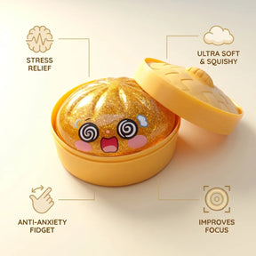 Lucky Golden Dumpling Squishy – view 6