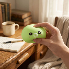 Fresh Green Bubble-Blowing Dumpling Squishy – view 6