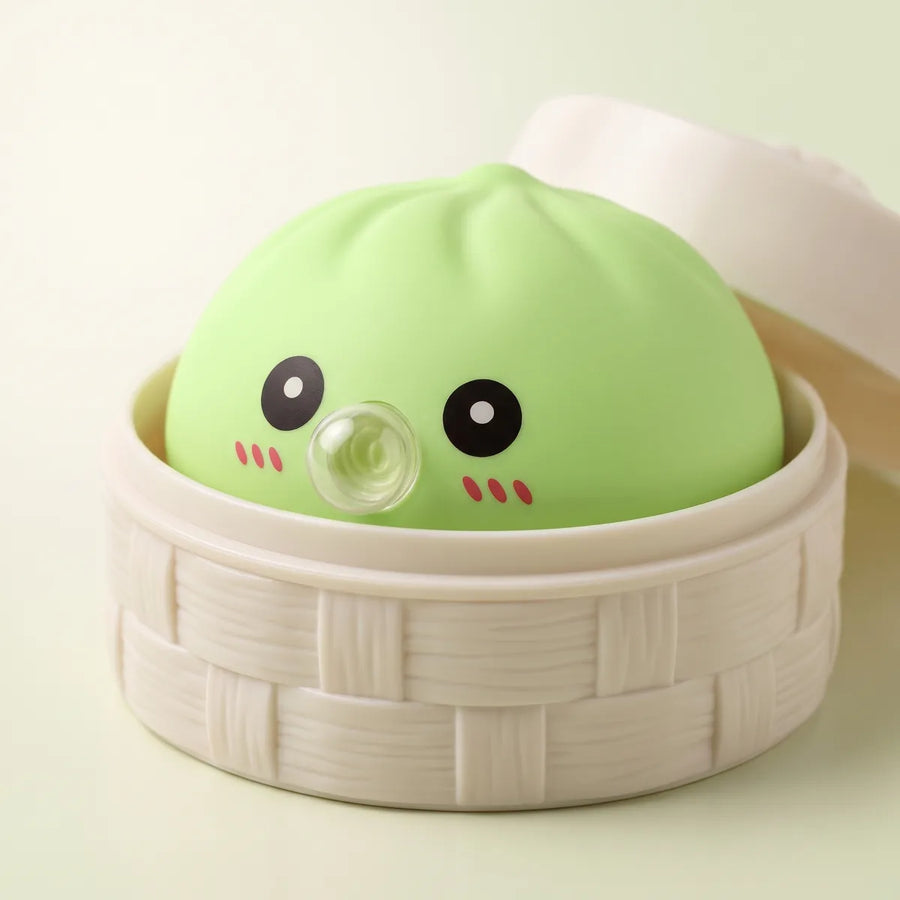 Fresh Green Bubble-Blowing Dumpling Squishy