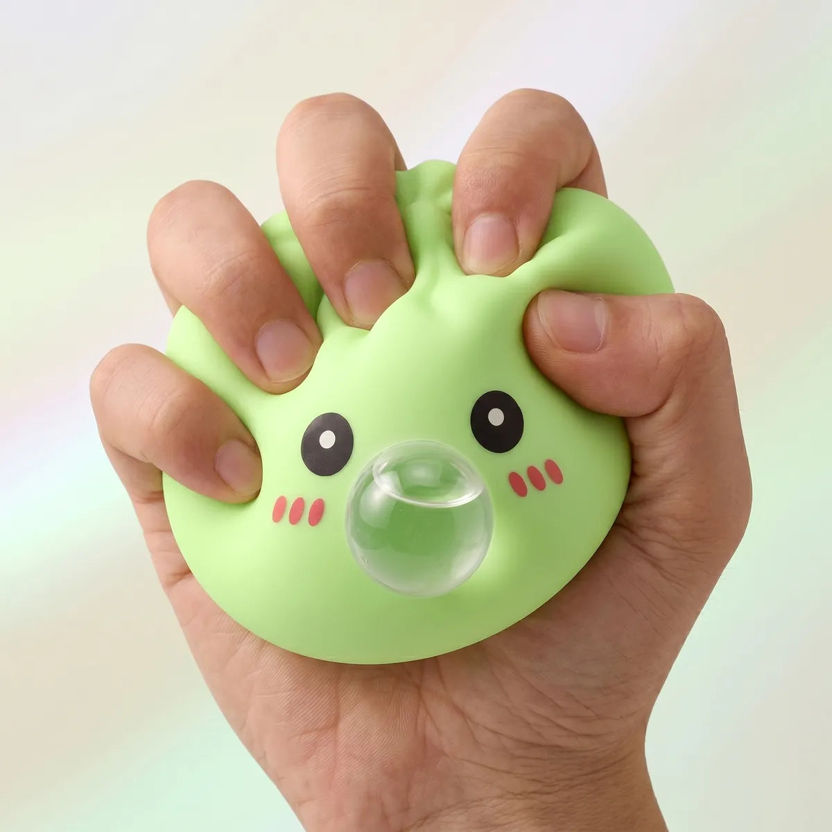 Fresh Green Bubble-Blowing Dumpling Squishy – view 4