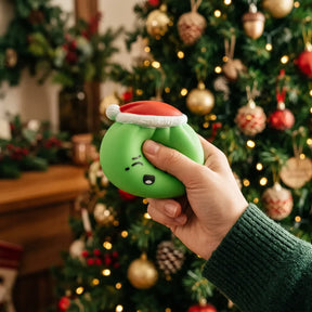 Elf Green Christmas Hat Dumpling Squishy – view 6