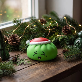 Elf Green Christmas Hat Dumpling Squishy – view 7