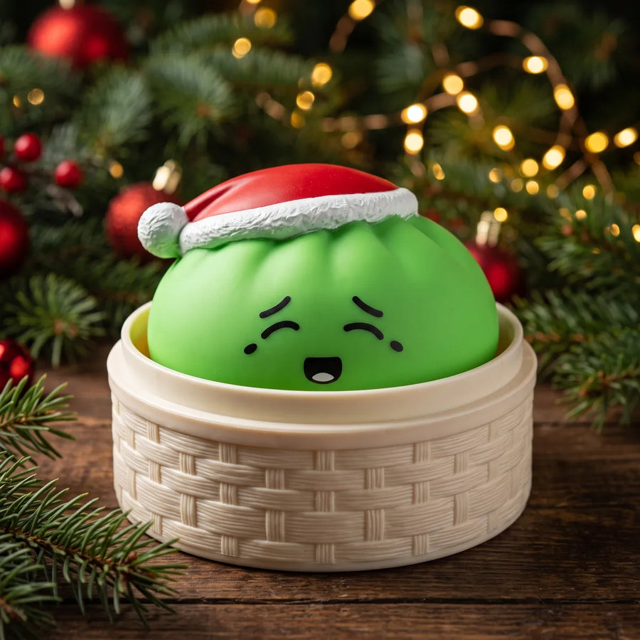 Elf Green Christmas Hat Dumpling Squishy