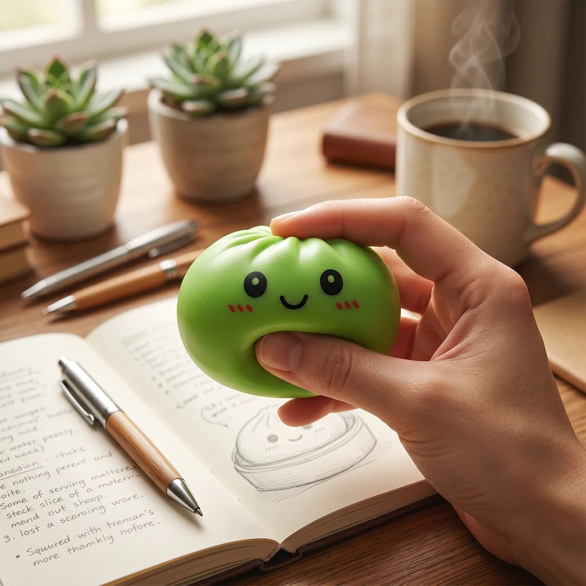 Matcha Green Dumpling Squishy – view 7