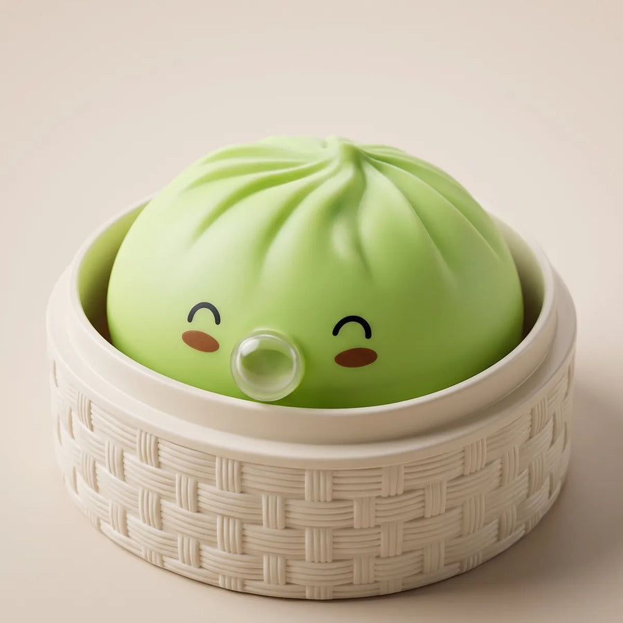 Matcha Green Rare Bubble-Blowing Dumpling Squishy