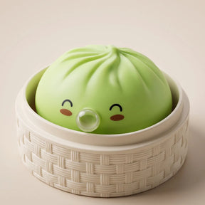 Matcha Green Rare Bubble-Blowing Dumpling Squishy – view 2