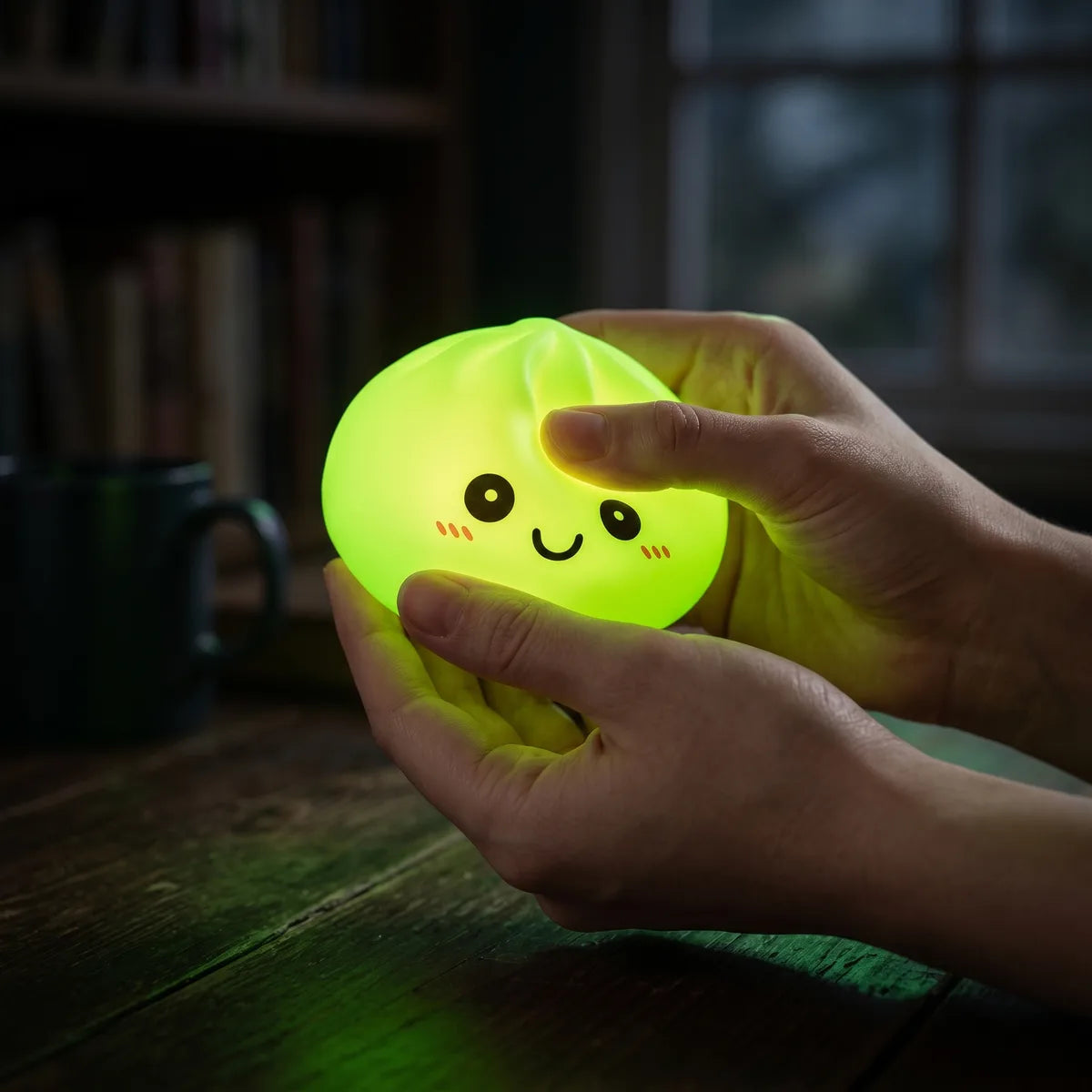 Glow Green Squishy Dumpling Light – view 7