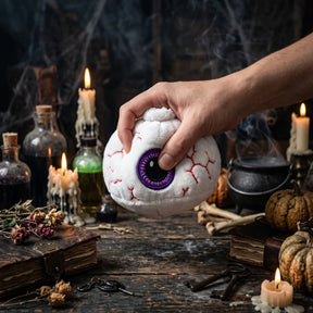 Watchful Halloween Eyeball Dumpling Squishy Plush – view 4