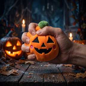 Harvest Halloween Pumpkin Dumpling Squishy Plush – view 3