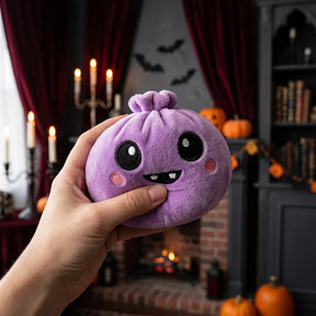 Velvet Halloween Vampire Dumpling Squishy Plush – view 5