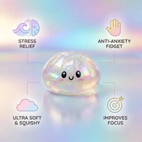 Iridescent Holographic Dumpling Squishy – view 6