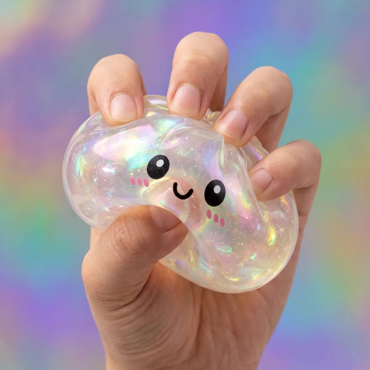 Iridescent Holographic Dumpling Squishy – view 4