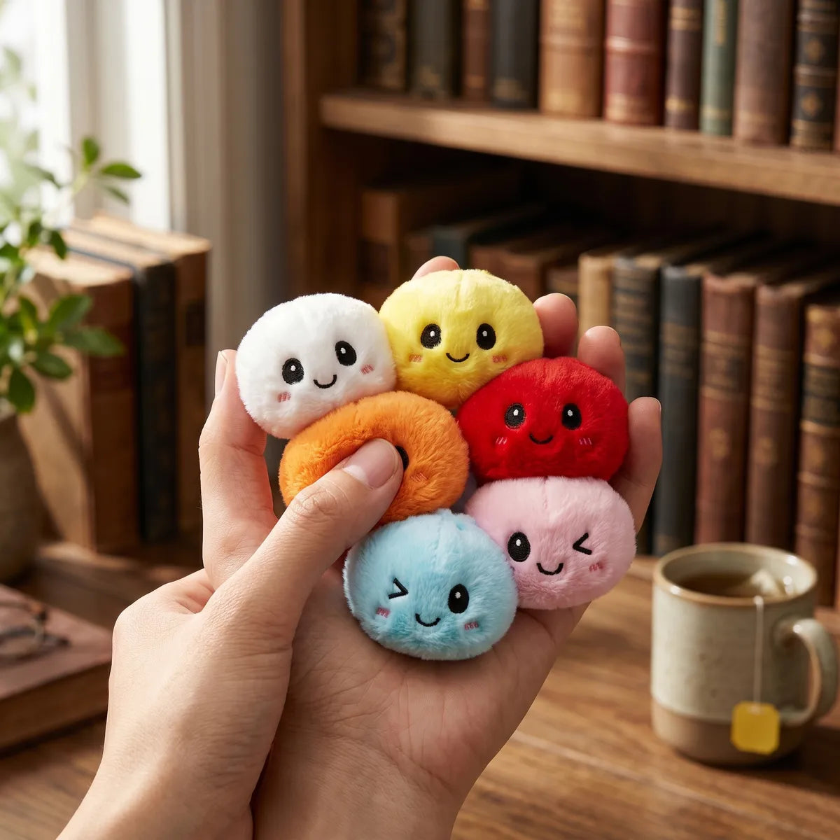 Keychain Plush Dumpling Squishy 6 Pieces – view 7